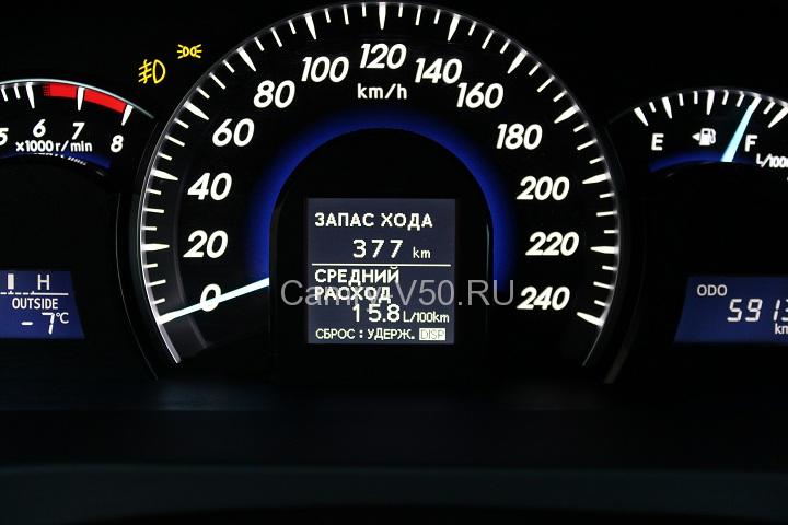 расход топлива Toyota Camry